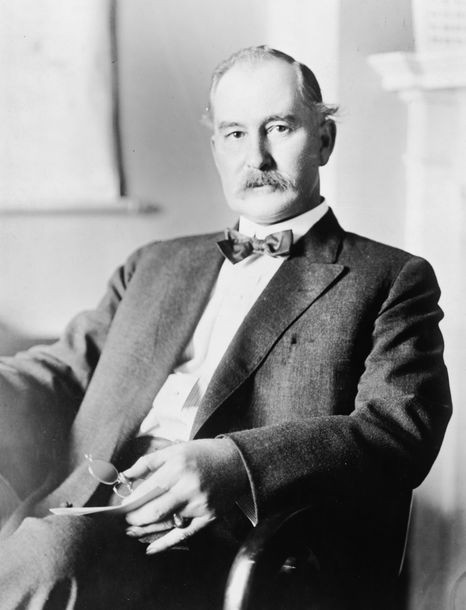 Albert B. Fall in 1912, while a U.S. senator from New Mexico.