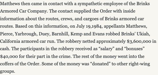 Actual Yarbroughjudicial paragraph: robbery proceeds/distribution