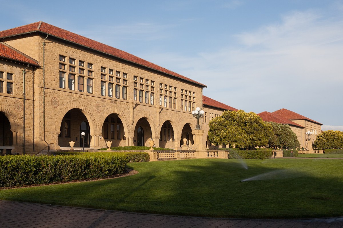 Stanford University’s Main Quad, May 2011. Campus context; not a photograph of Thiel’s student years.