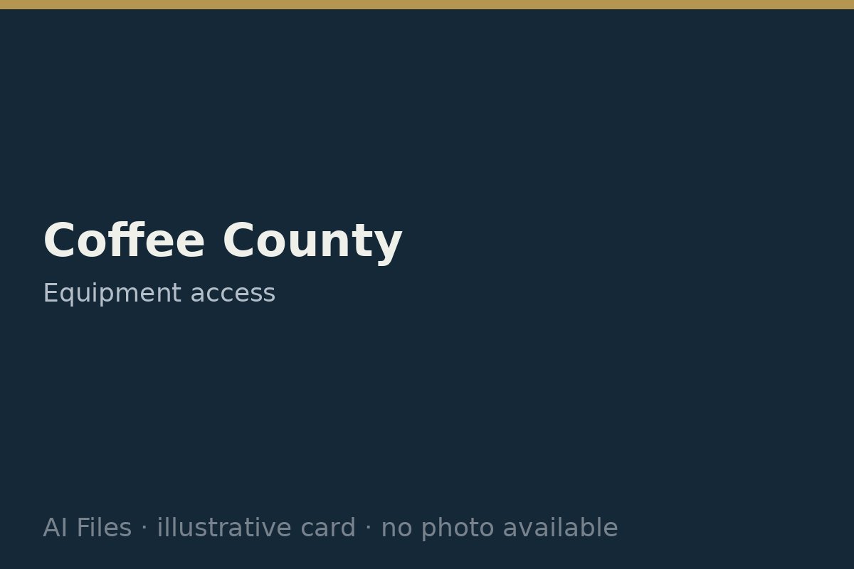 Illustrative title card for Coffee County.