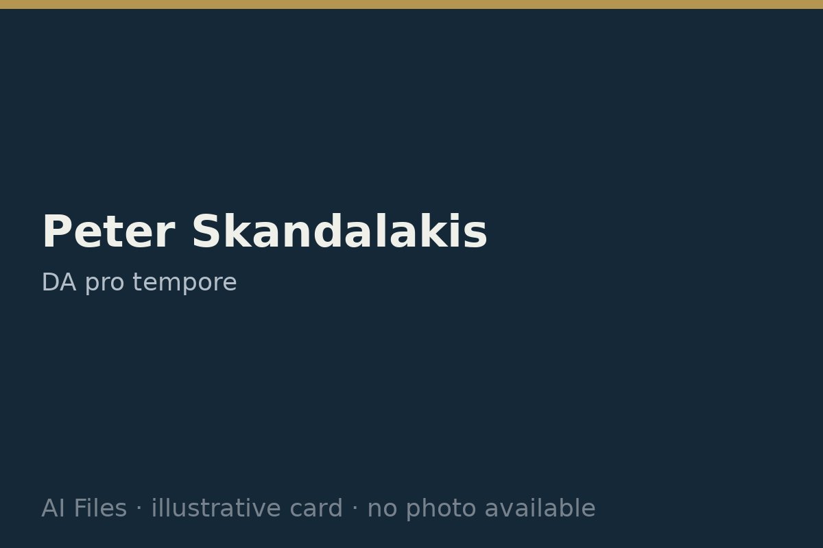 Illustrative title card for Peter Skandalakis.