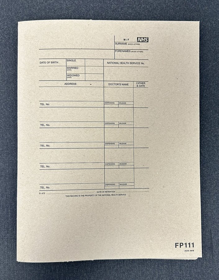 Medical paperwork — stand-in for campaign physician letters.
