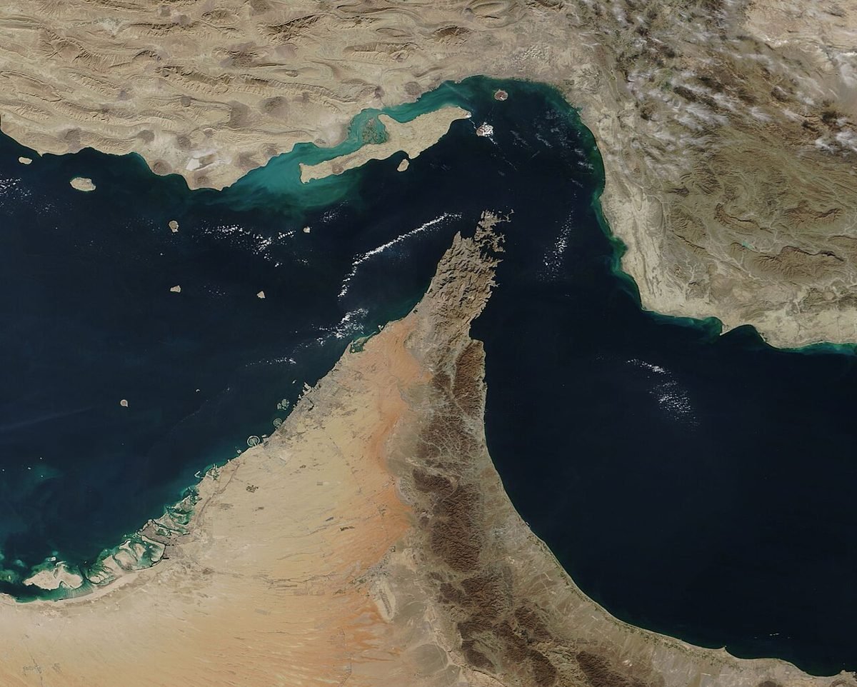 Strait of Hormuz region (illustration/photo as used on AI Files Iran guide).