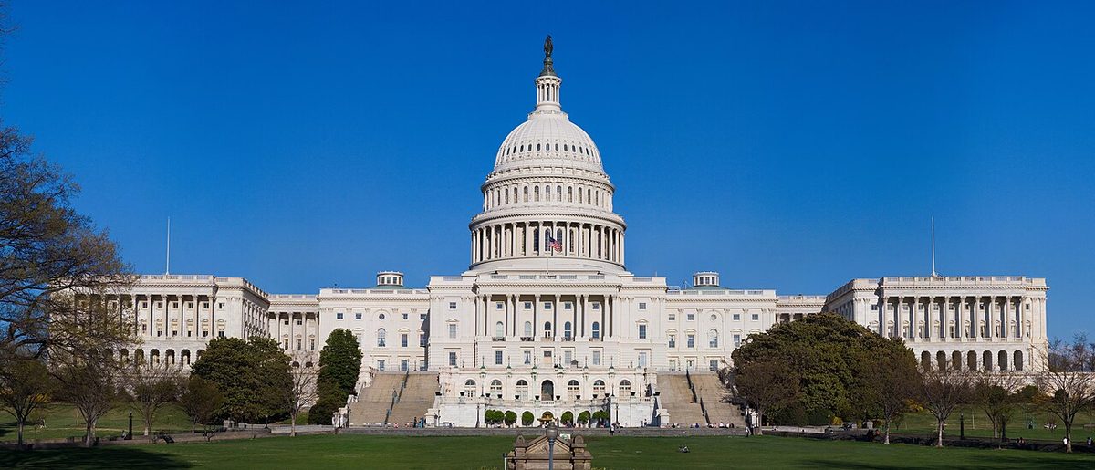 The western front of the U.S. Capitol.
