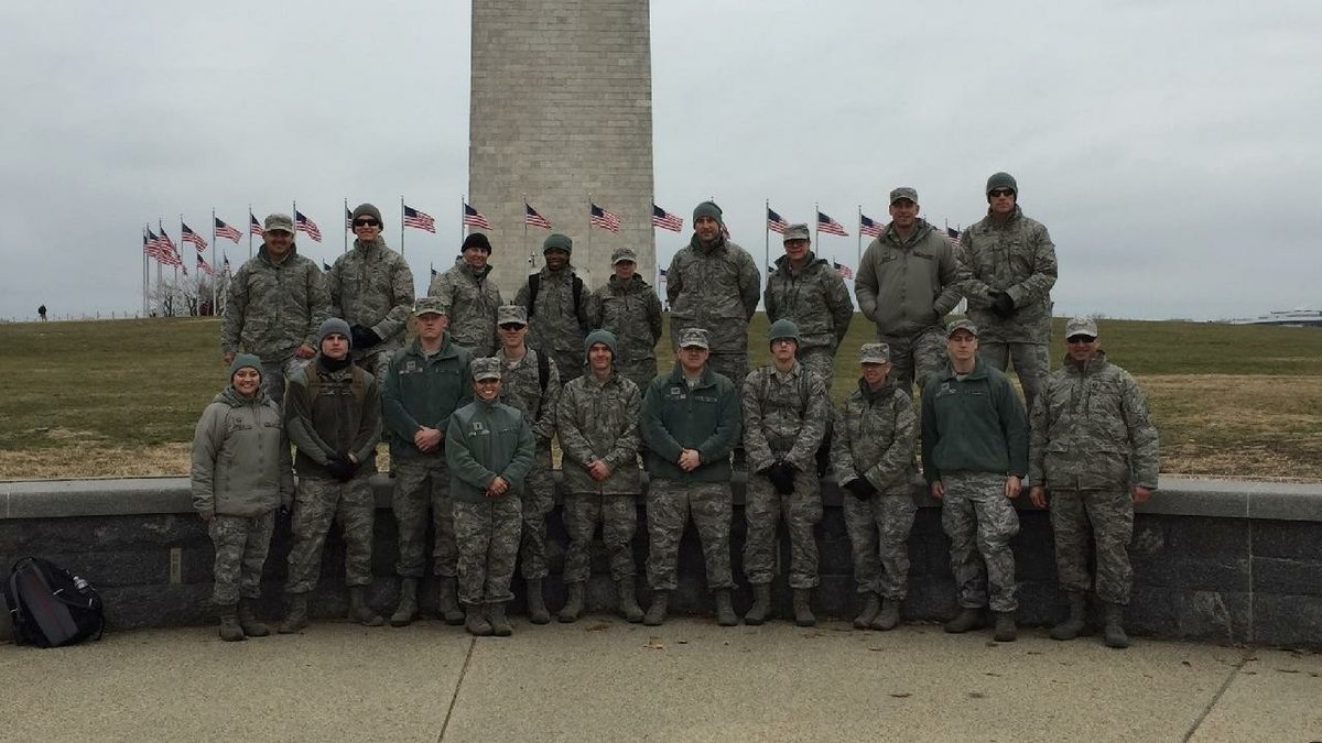 National Guard troops deployed to Washington after January 6.