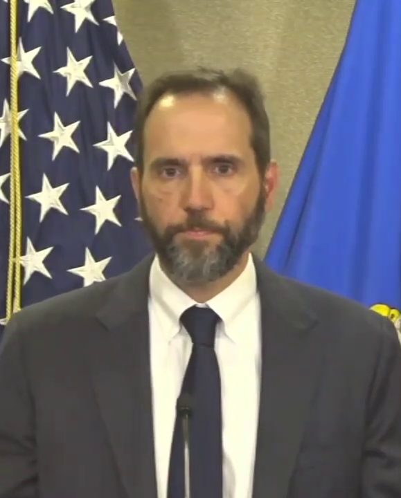 Special Counsel Jack Smith speaking about an indictment of Donald Trump, 2023.
