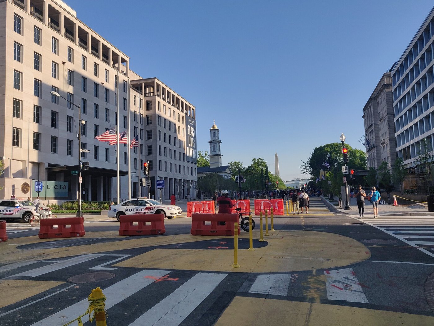 Black Lives Matter Plaza, near the White House.