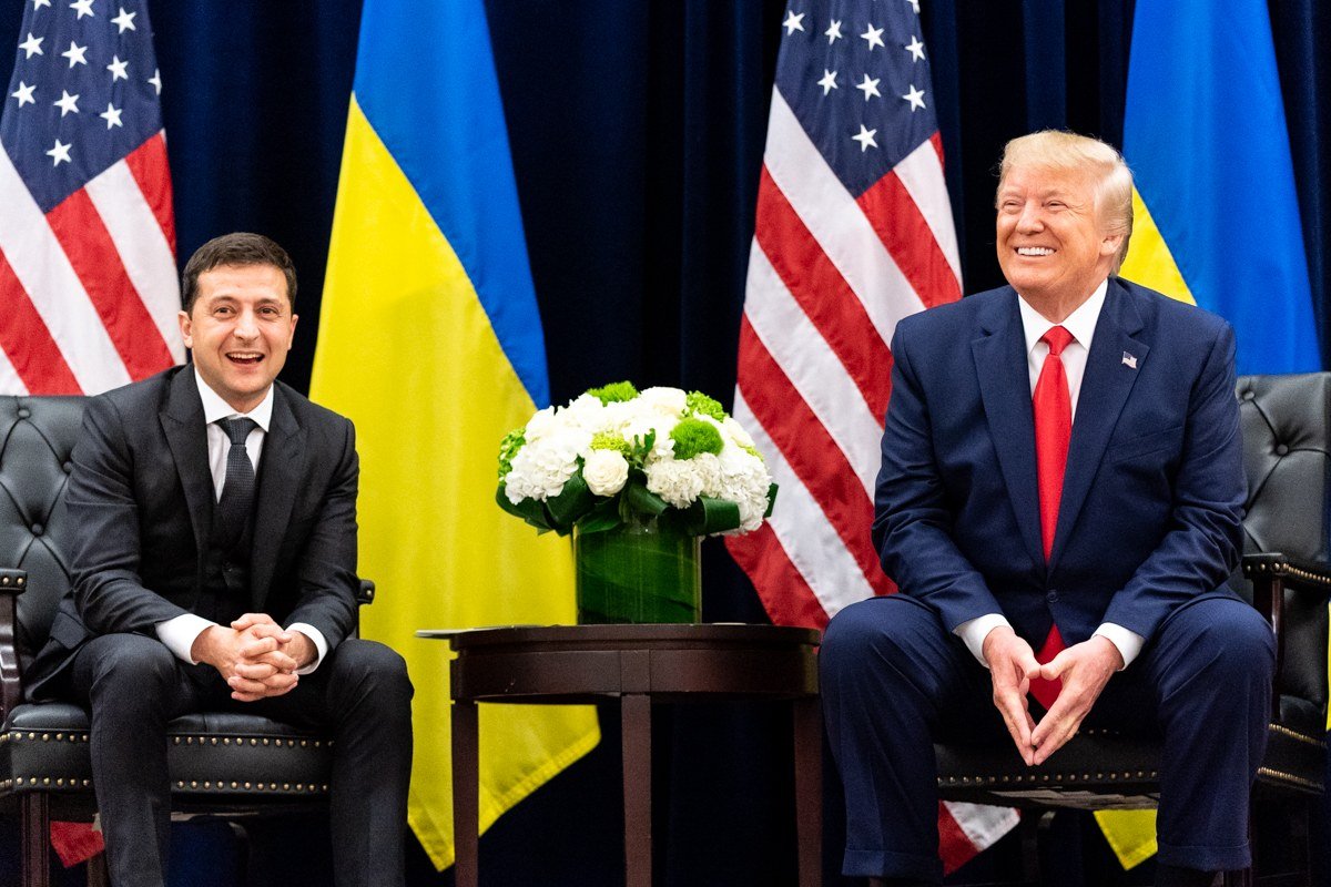 Ukraine meeting imagery standing in for security-assistance context.