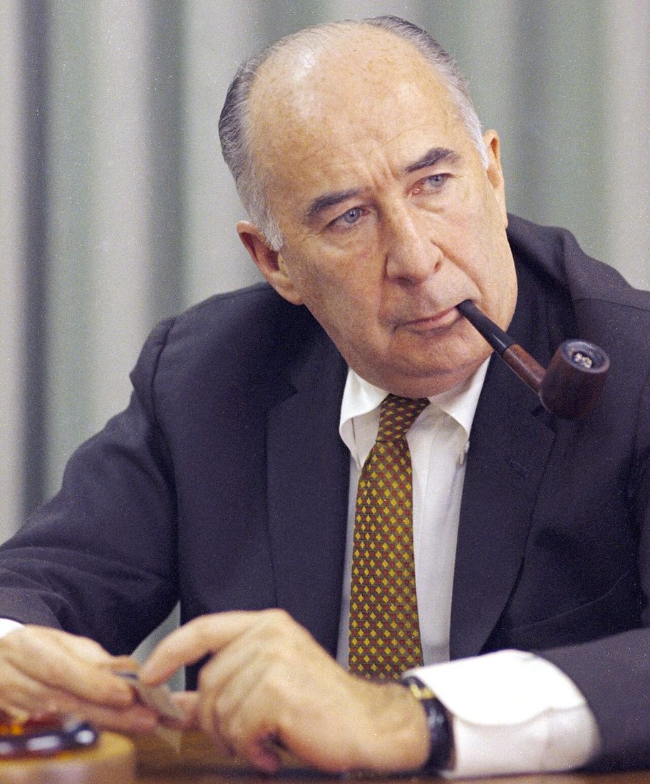 John Mitchell as attorney general, February 1971.