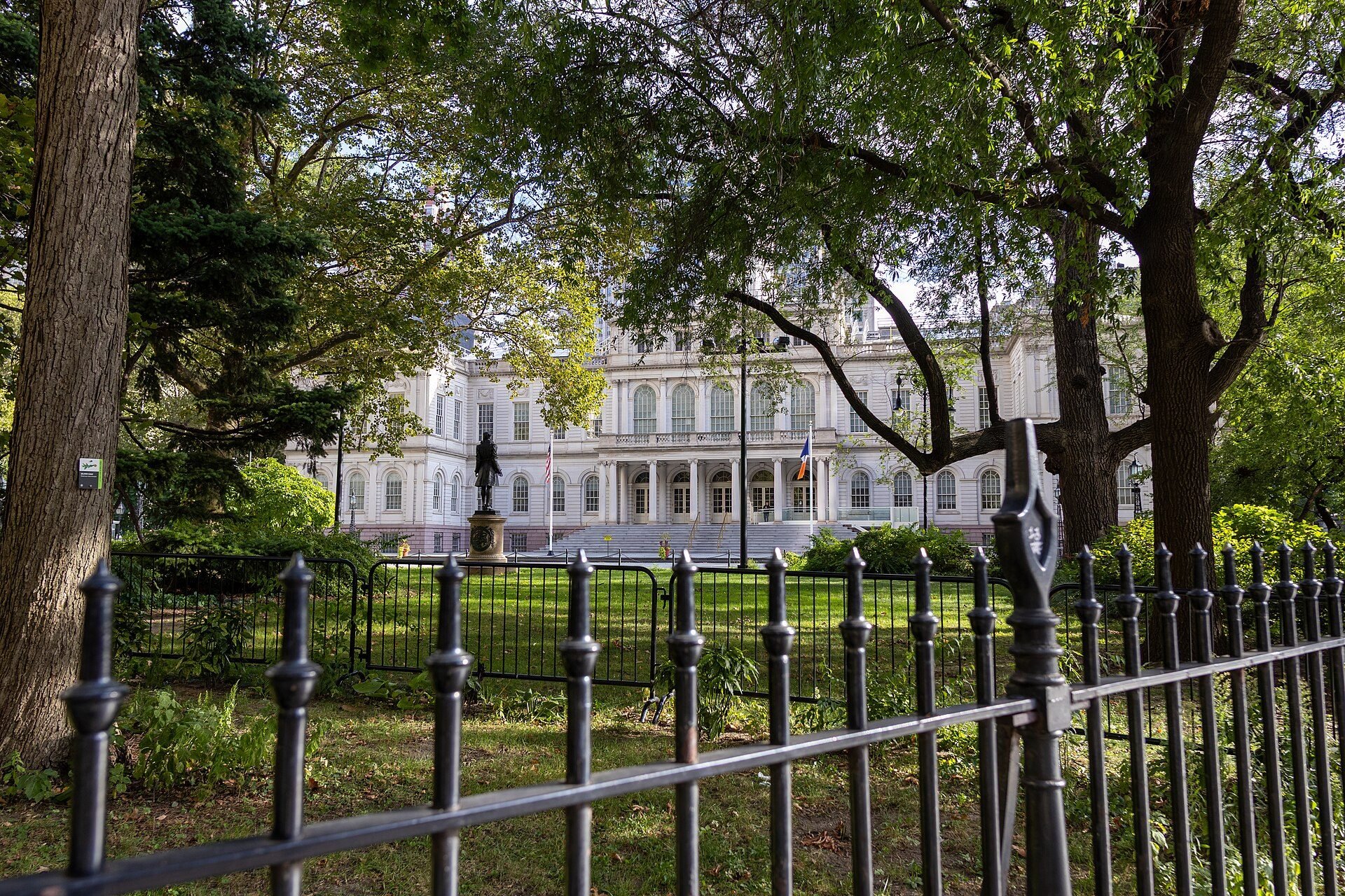 New York City Hall — seat of the mayoralty Mamdani won in 2025.