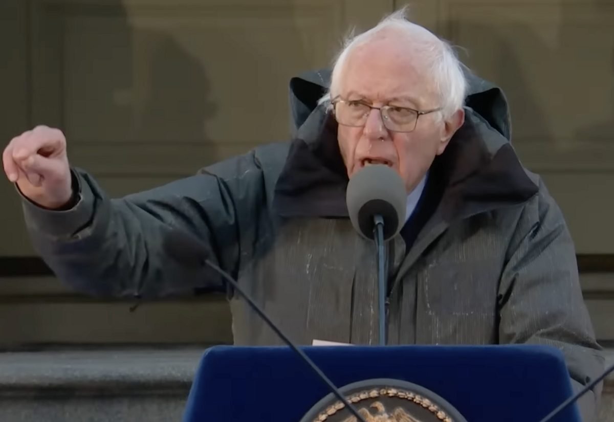 Bernie Sanders at Mamdani’s inauguration.